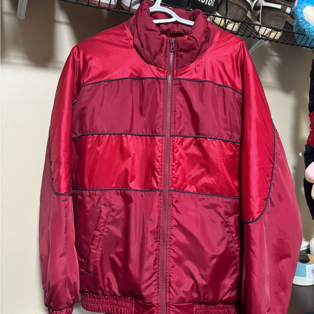 Supreme Sports Piping Puffy Jacket 'Red' F/W 19